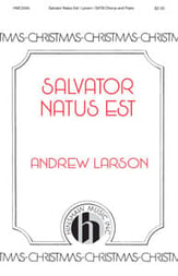 Salvator Natus Est SATB choral sheet music cover